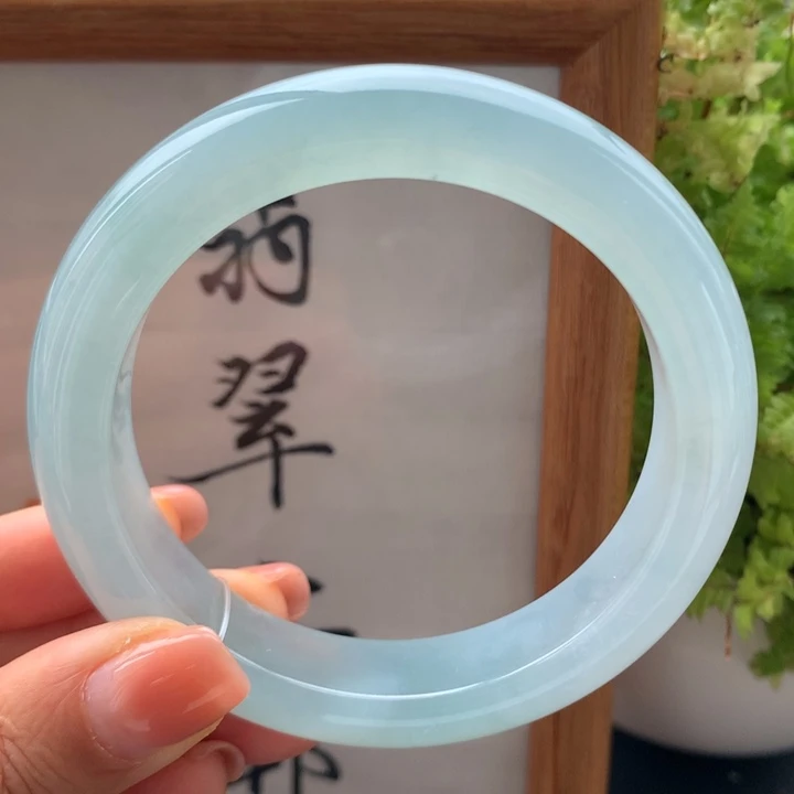 翡翠未镶嵌手镯翡翠手镯55