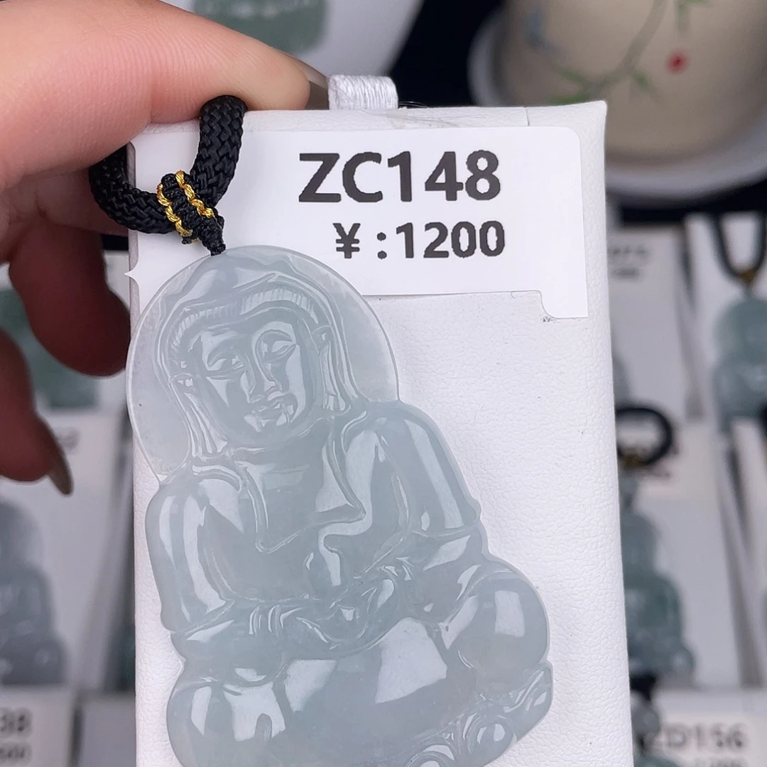 翡翠未镶嵌颈饰zc148