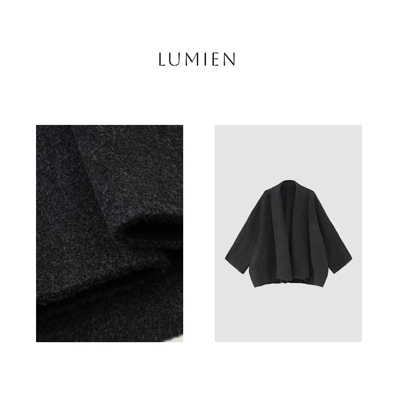 【LUMIEN 】ROW风极简翻领大衣LX4LDD025