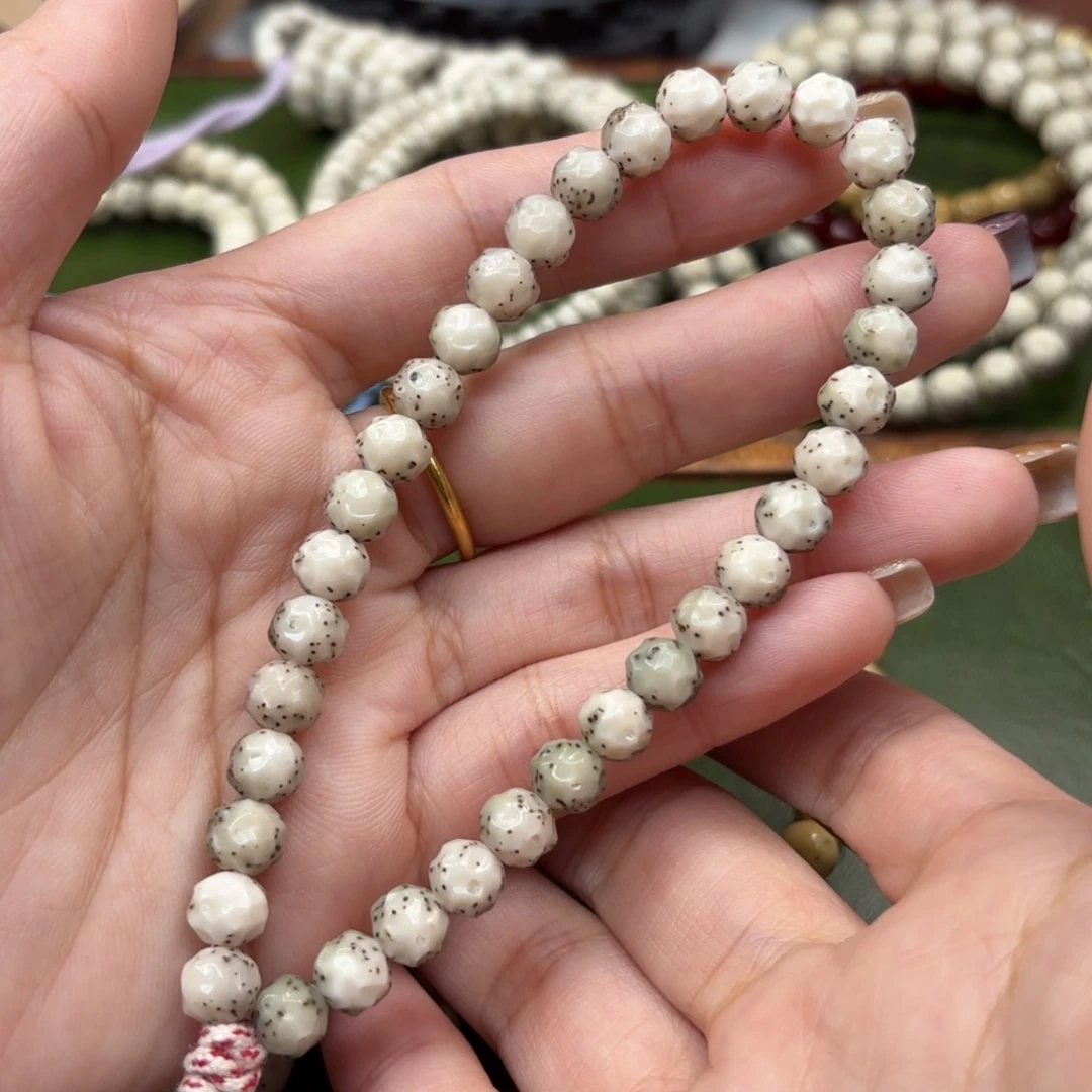 星月菩提手串⚠️漏⚠️7.5改二次圆❗️玉化小冰糖❗️