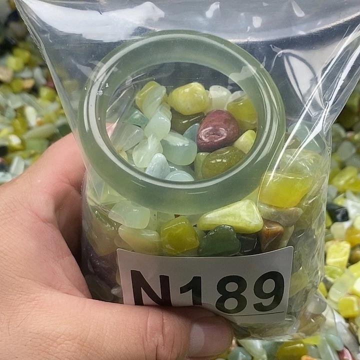 蛇纹石玉未镶嵌鱼缸石