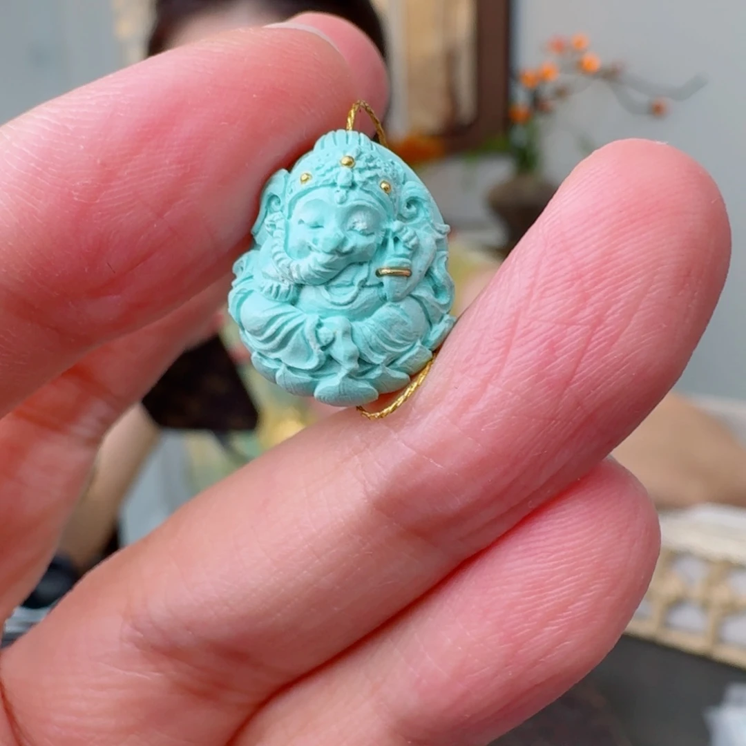 未镶嵌绿松石珠宝奇石