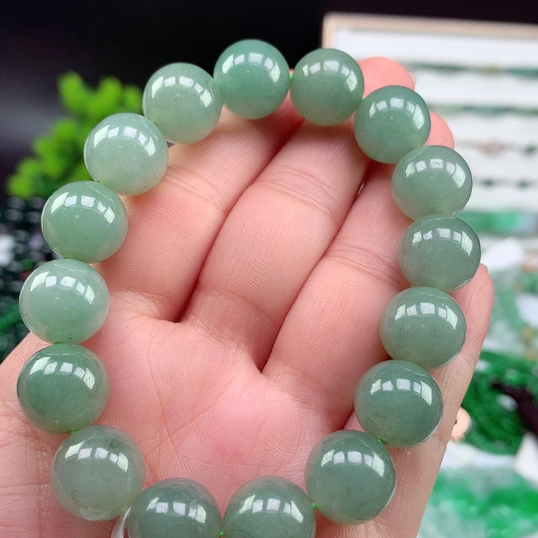 翡翠未镶嵌项链手串