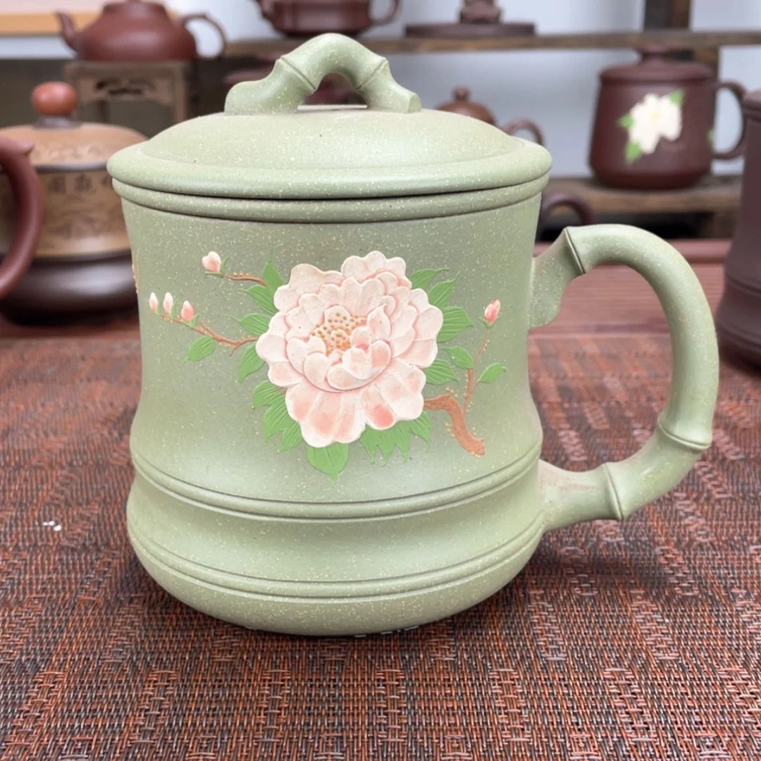 【闪购商品】紫砂茶杯宜兴原矿紫砂盖杯微瑕