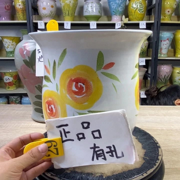 景德镇高温陶瓷花盆
