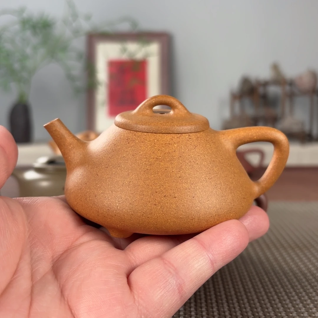 多***逗紫砂茶壶黄龙山原矿紫砂壶160