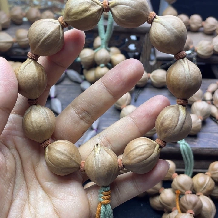 六***⁴橄榄核手串/手链001-20.5-26