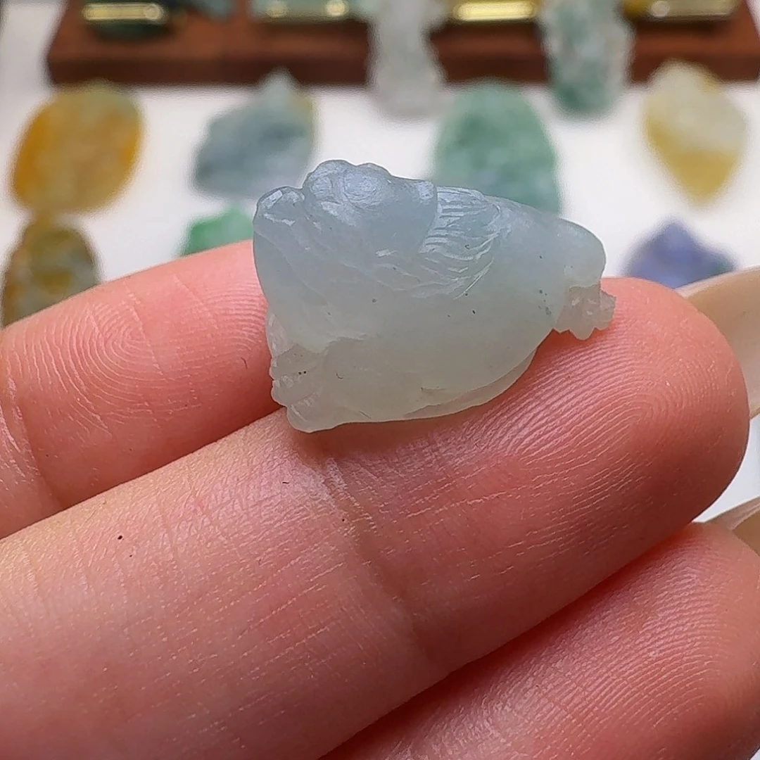 定制翡翠未镶嵌毛货