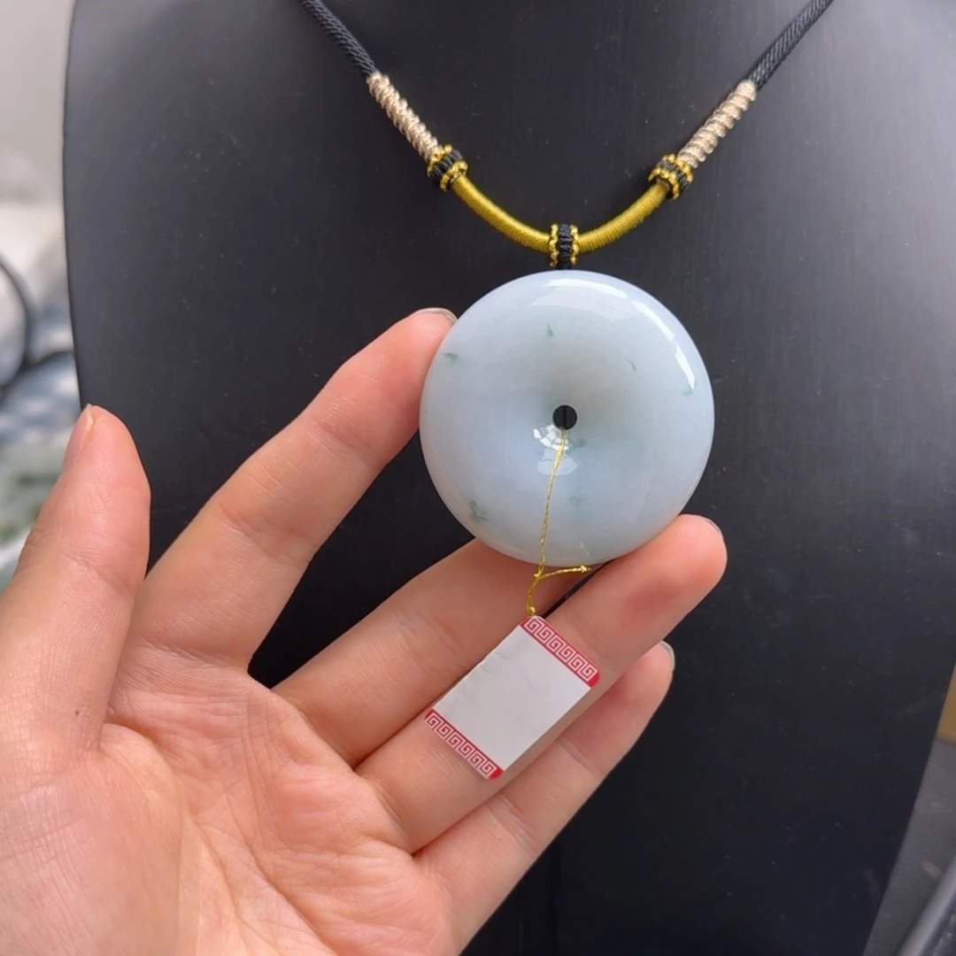 翡翠未镶嵌颈饰天然