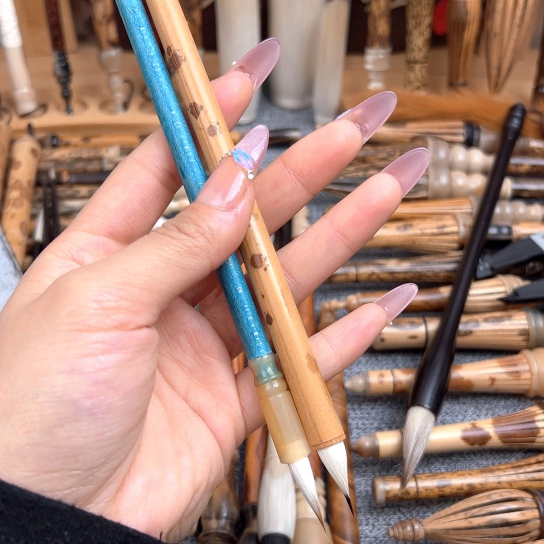 狼羊小楷2.0缠纸紫羊鸡距2.0