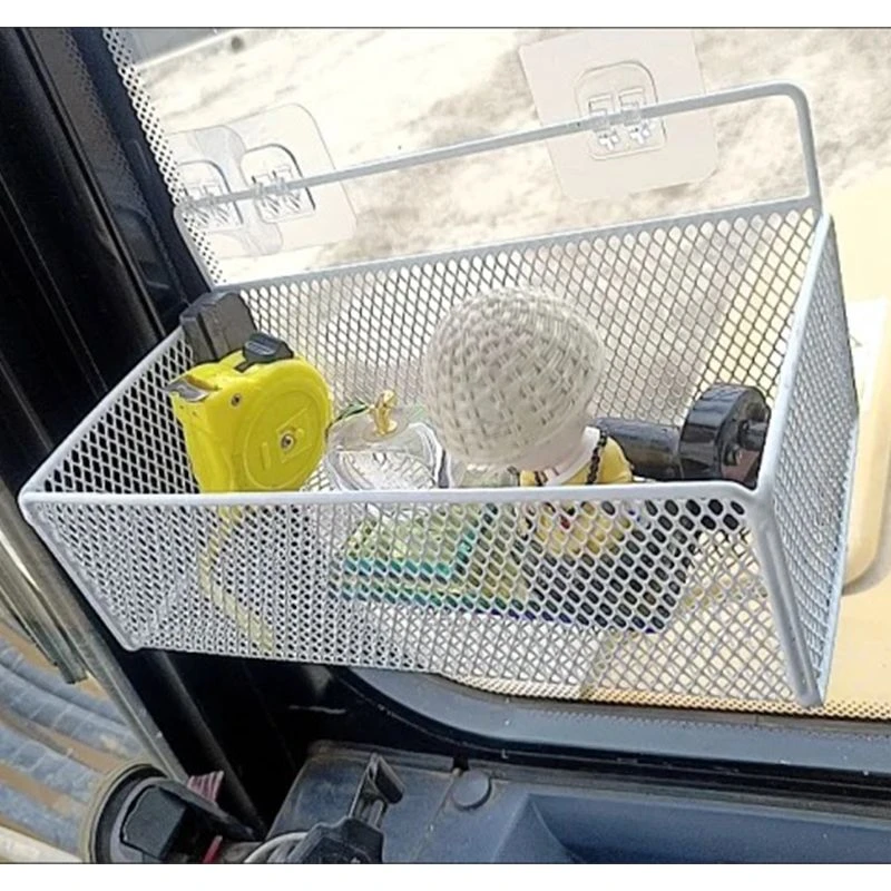 挖机收纳盒铁制加厚铲车农机收割机驾驶室储物盒吊车挖掘机收纳盒