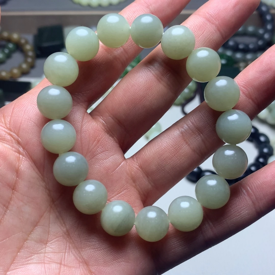 和田玉未镶嵌手链