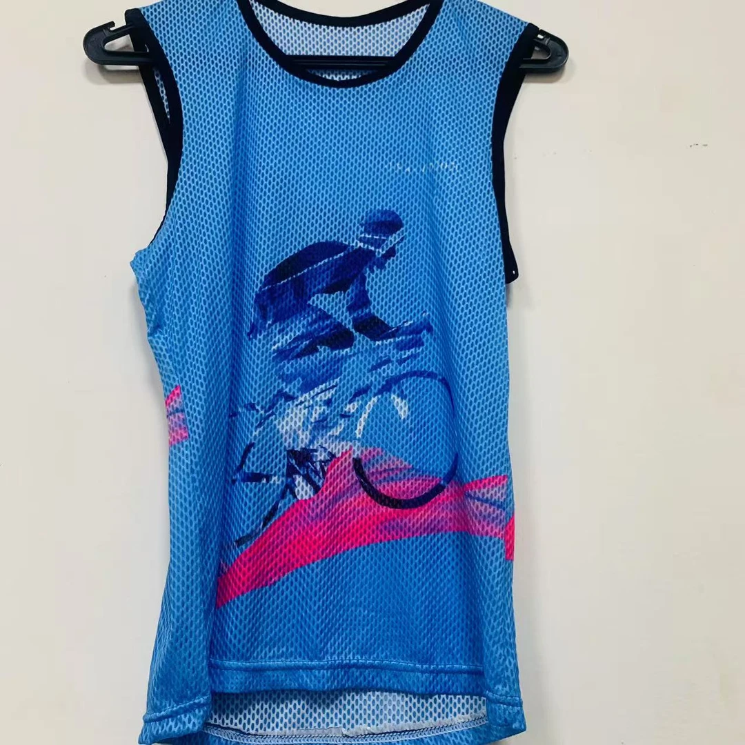 SQ 1601【蓝单车排汗背心】内搭骑行服 吸湿排汗 透气速干