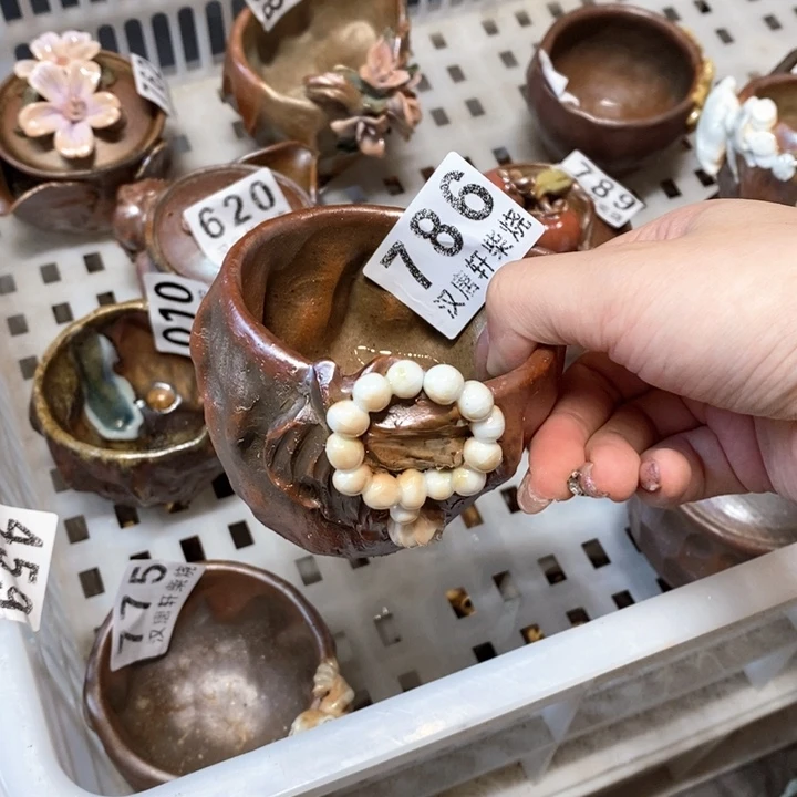 杯花*柴烧茶具的制作方法