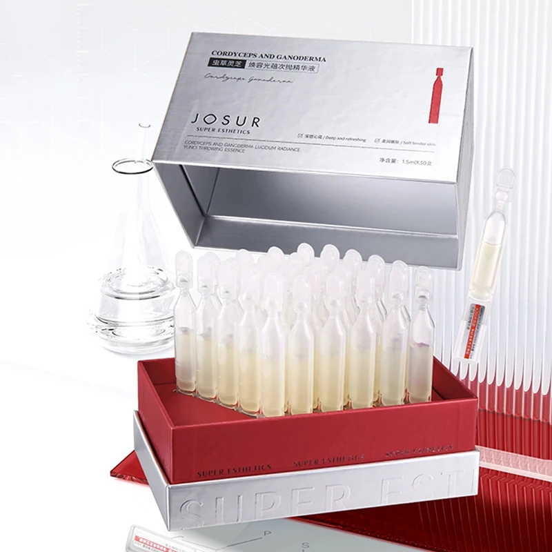 J086  专研虫草灵芝焕容光蕰次抛精华液（1.5m*30支）