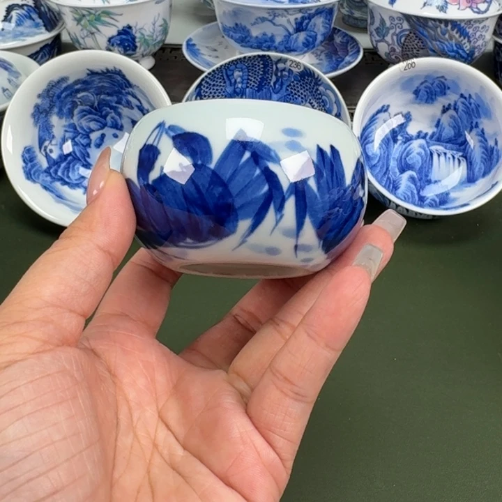 景德镇纯手工手绘茶器蒙蒙