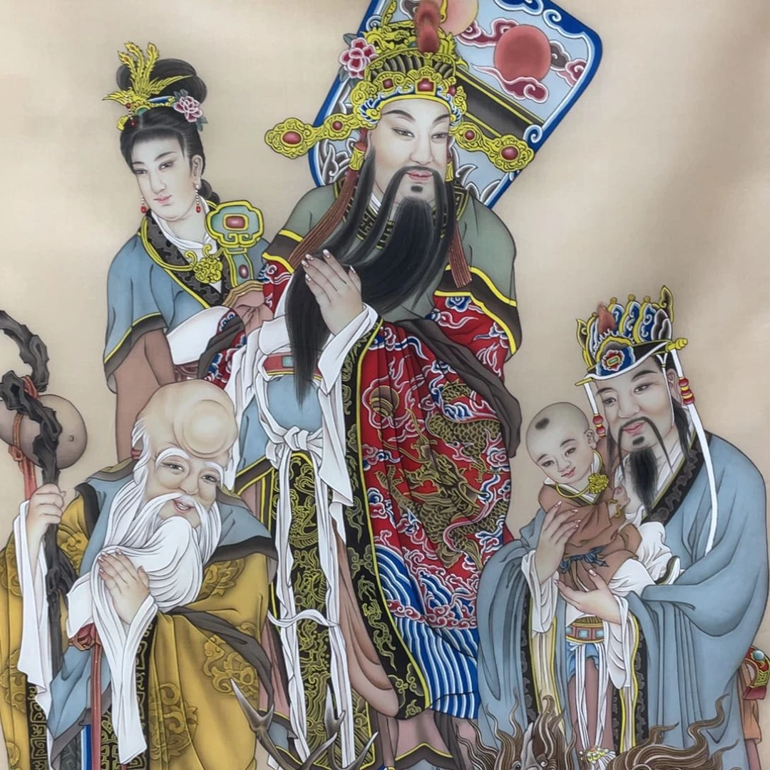 飞***。国画工笔人物画作品欣赏