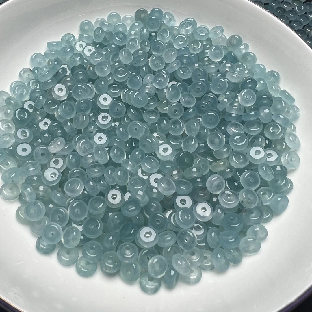 新中式diy手工制作琉璃散珠玉碎瓷珠（编号1--100）