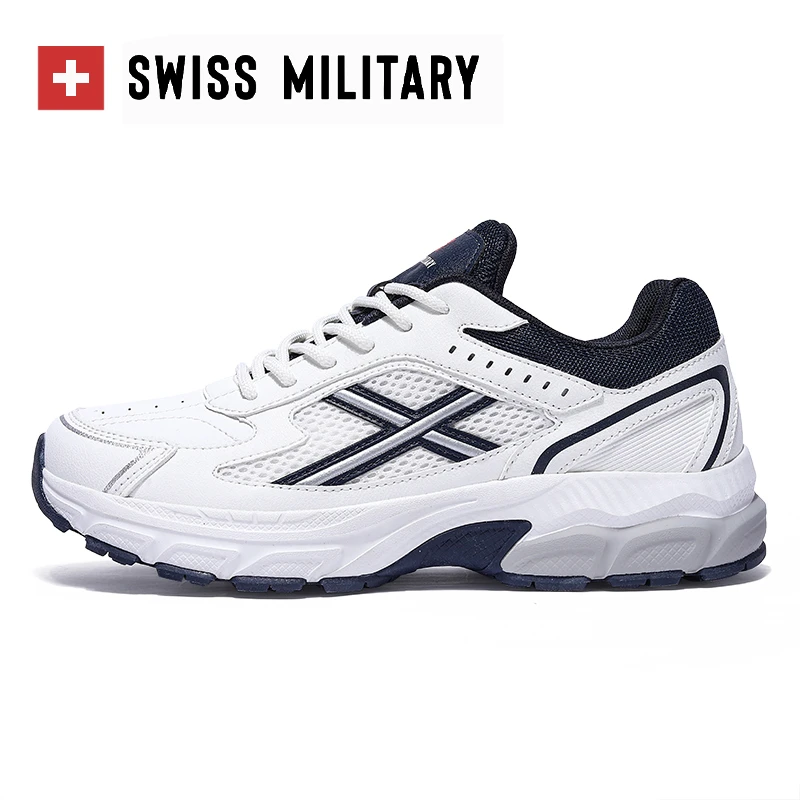 SWISS MILITARY瑞士军工男女百搭爆款时尚透气户外运动鞋1312