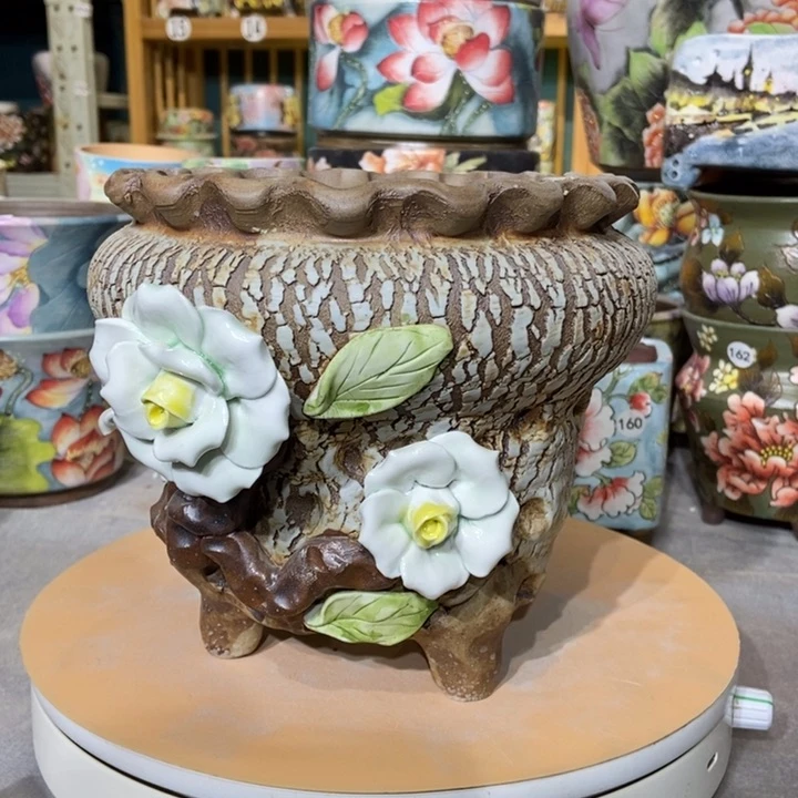 红陶景德镇艺术手绘作品