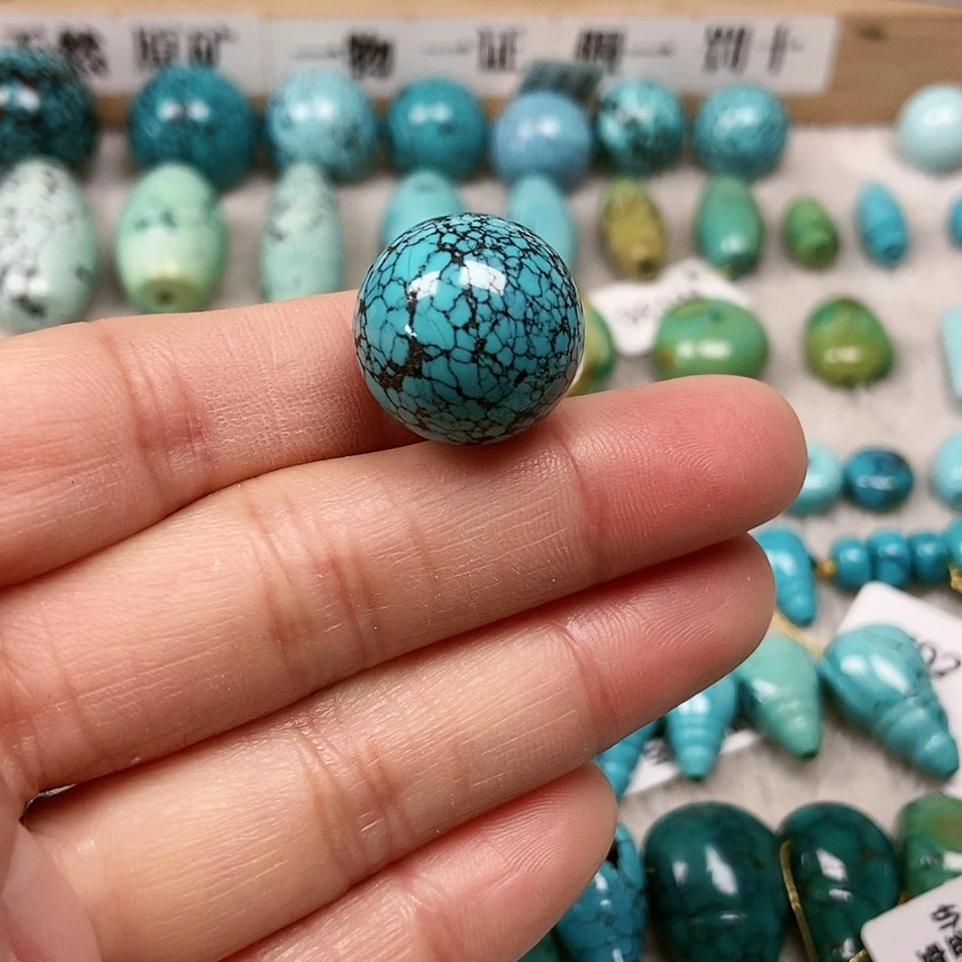 未镶嵌绿松石珠宝半成品麦**5