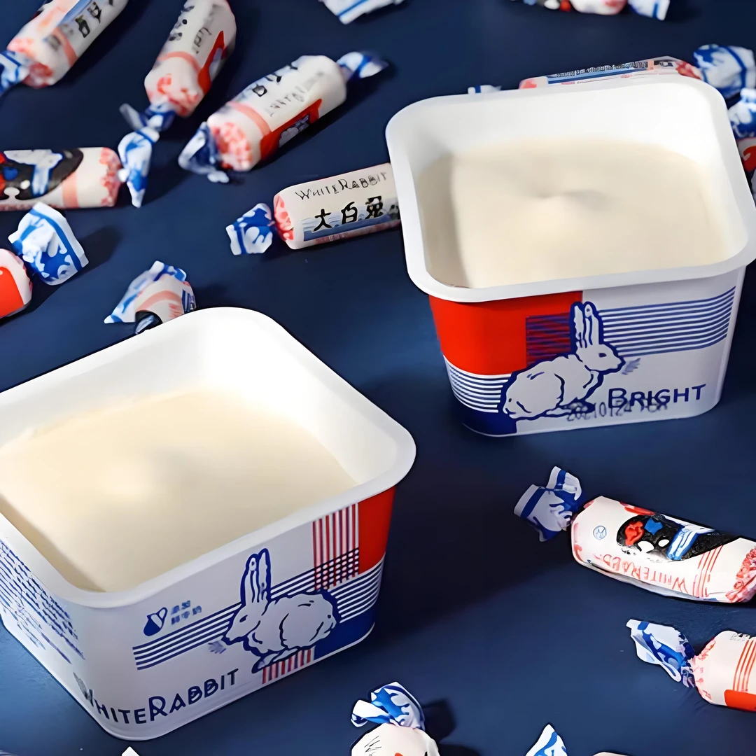 光明大白兔杯装冰淇淋 70g雪糕同城送雪糕同城配