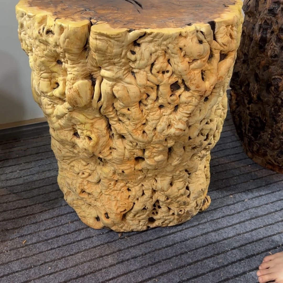 草***鹰龙纹鸡心枣木手工艺品