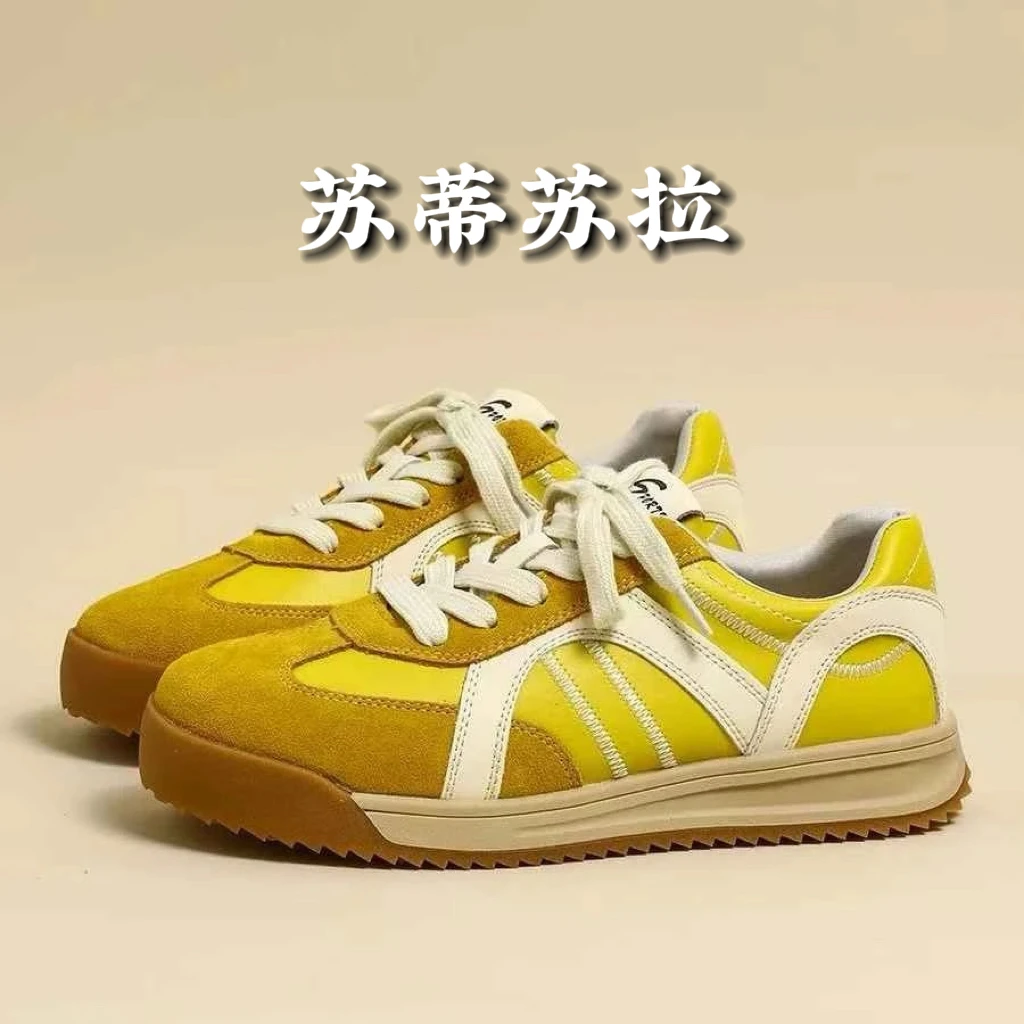 2025爆款复古阿甘德训鞋春季新款运动软底防滑板鞋百搭夏季休闲鞋