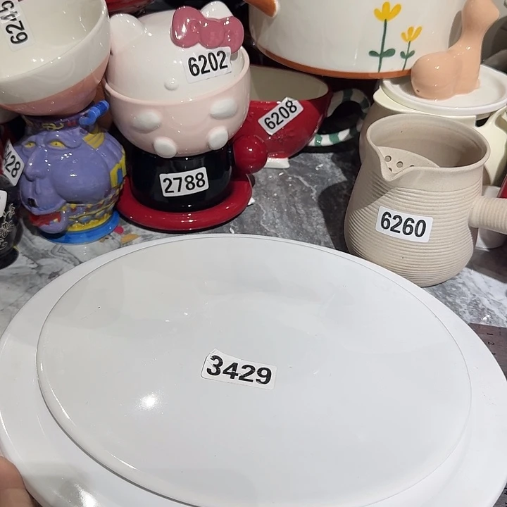 瓷片微瑕陶瓷满15包邮3429