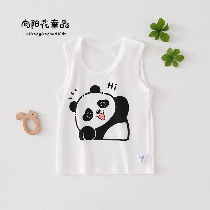 5-18宝宝汗布印花背心-1012