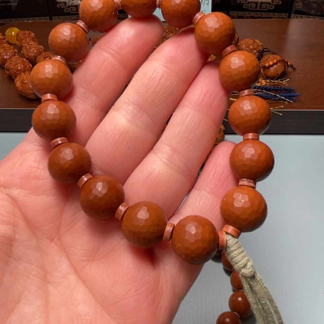 手串/手链橄榄核1.3正圆纯刀铲钻面