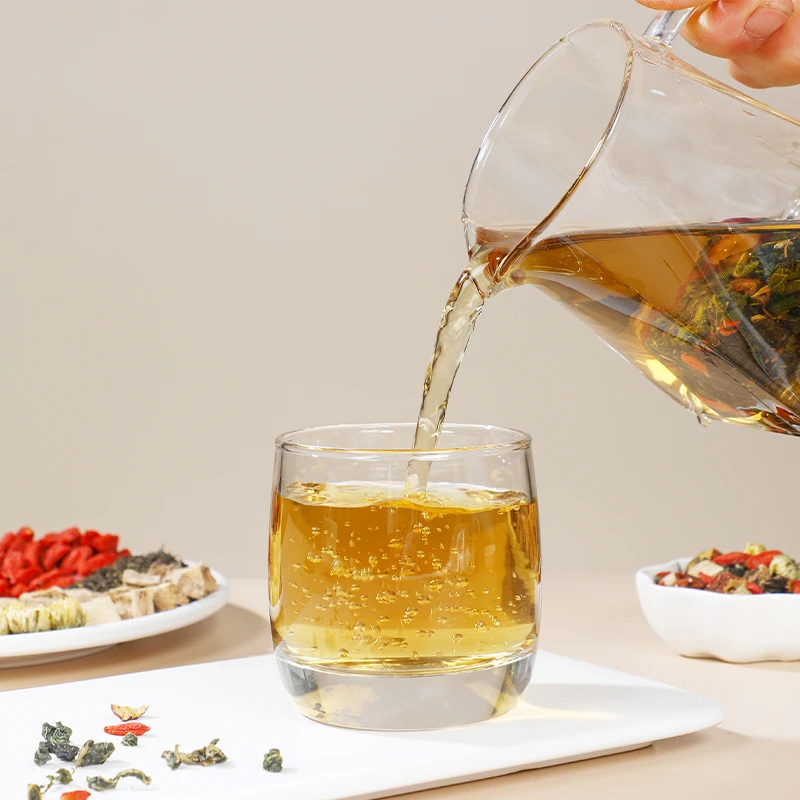 杜仲熊花茶枸杞子菊花枣干桑叶葛根黄精组合100g*6盒送黄芽汤