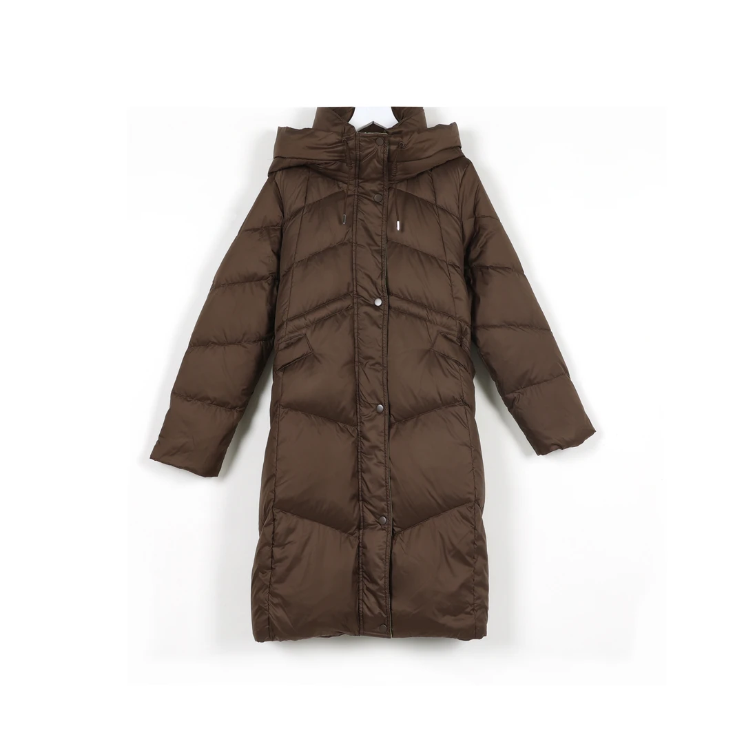 【千屿Sheila】冬季连帽女长款气质雪宝宝羽绒服244-YRF/0925-164