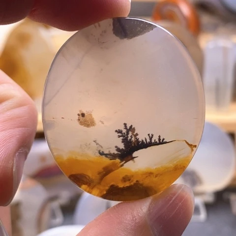 觉***子玛瑙/玉髓吊坠(不含链)未镶嵌