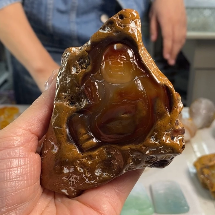 玛瑙/玉髓吊坠(不含链)未镶嵌