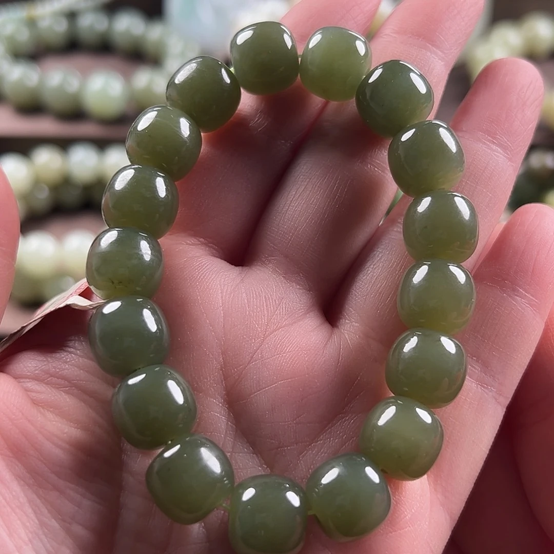 和田玉未镶嵌手链