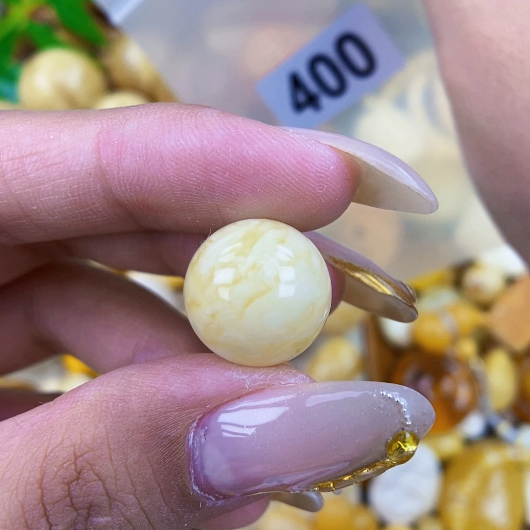 琥珀未镶嵌珠宝奇石15 粉