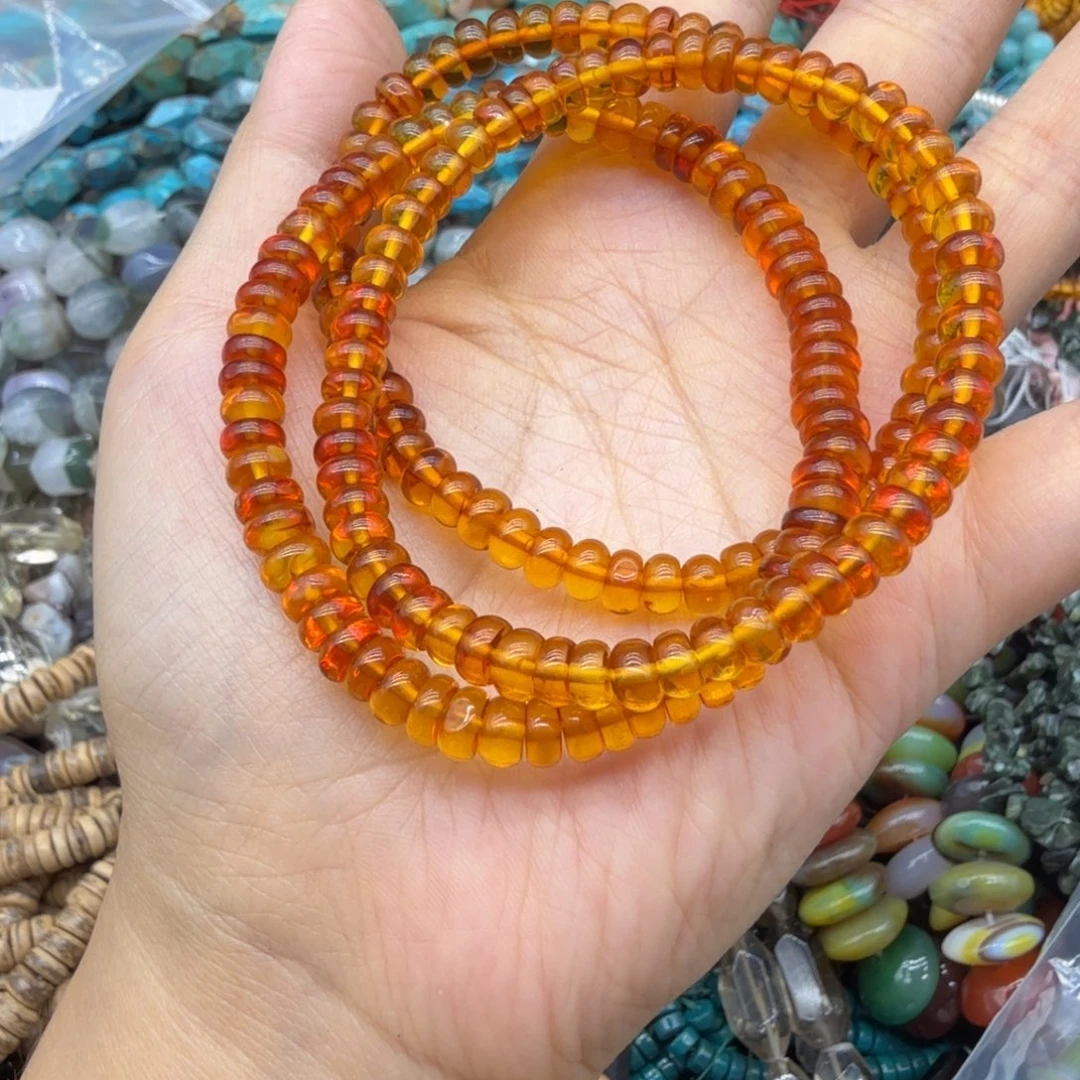 水晶珠宝半成品未镶嵌卡6金迫隔片一条