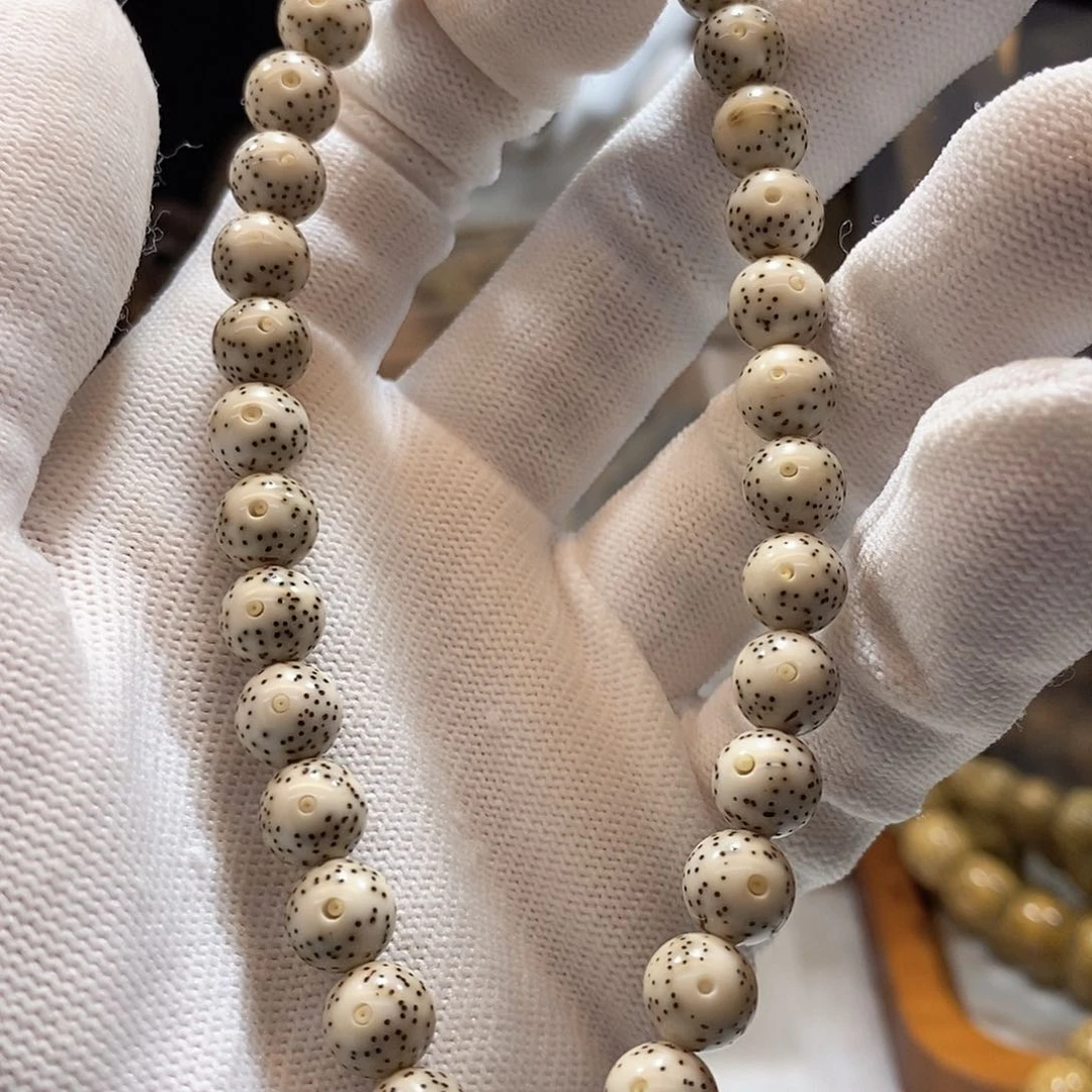 星月菩提手串骨瓷白8