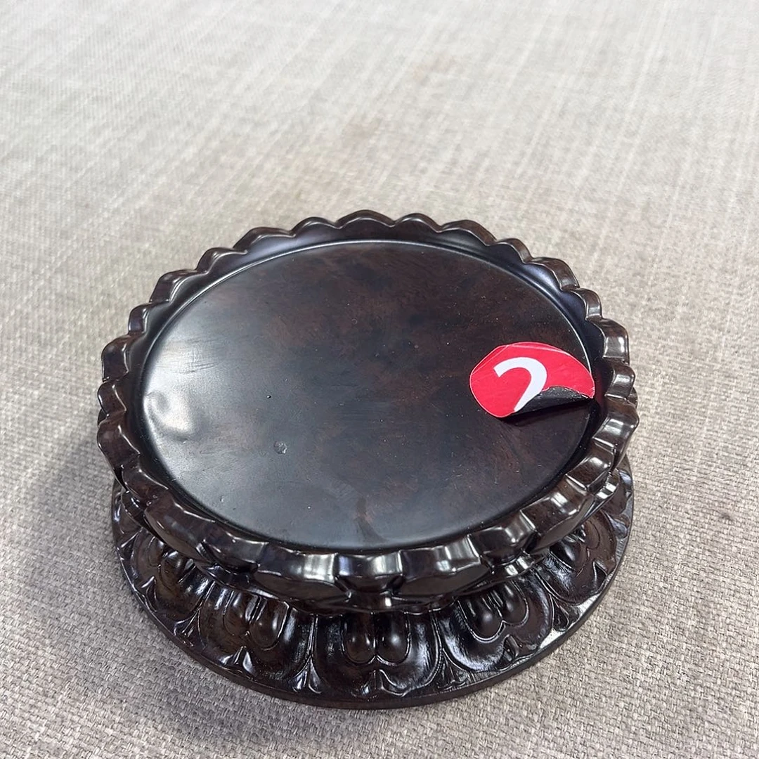 红木底座精雕工艺品