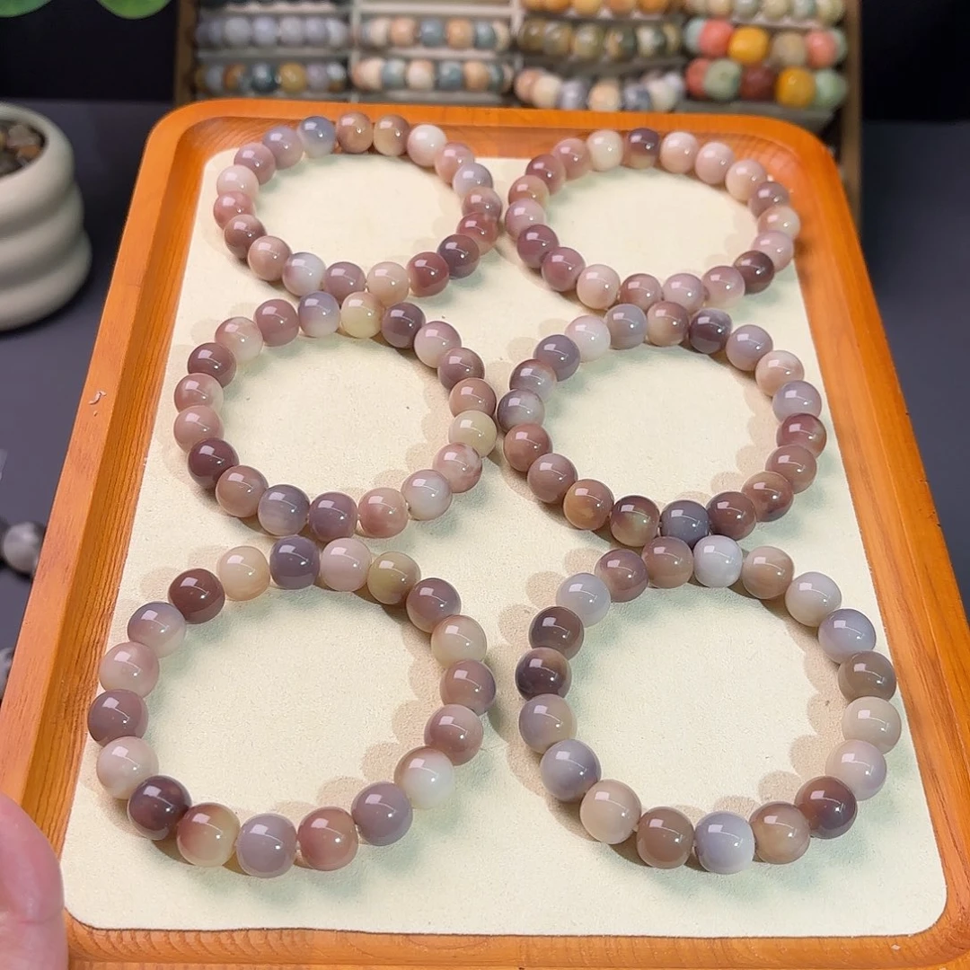 菩提根/象牙果手串卡12.8-13紫霞仙子