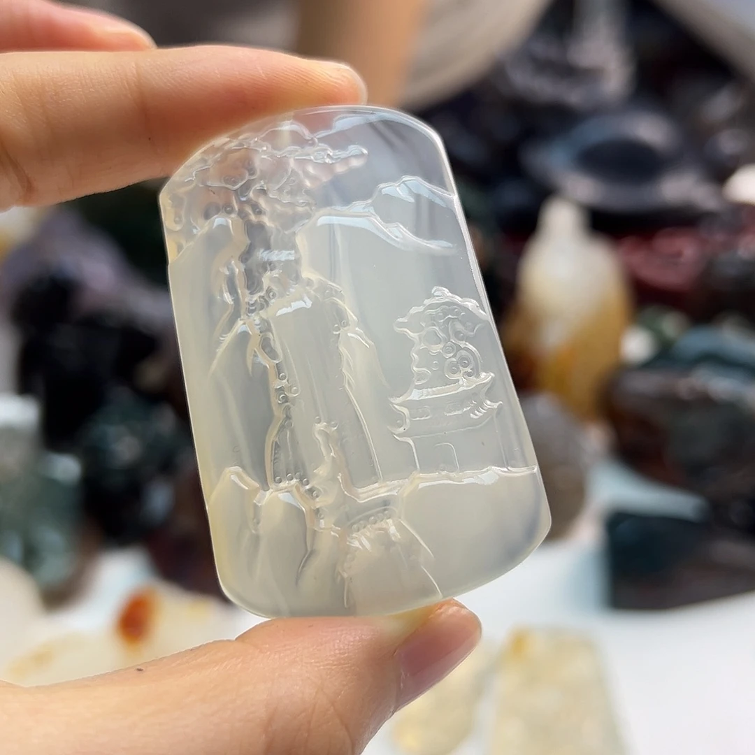 玛瑙/玉髓未镶嵌颈饰