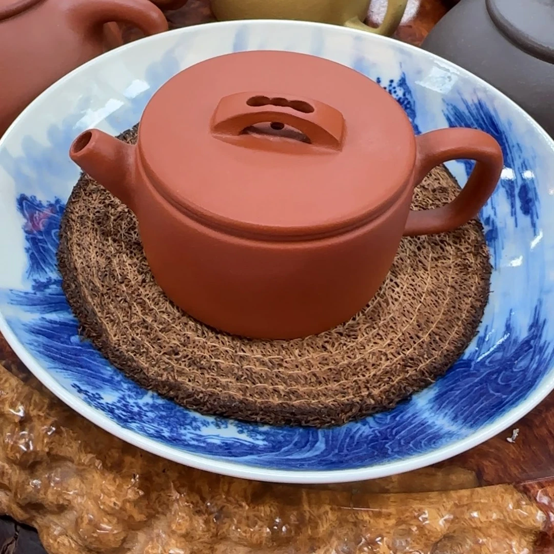 紫砂茶壶赵庄朱泥汉瓦