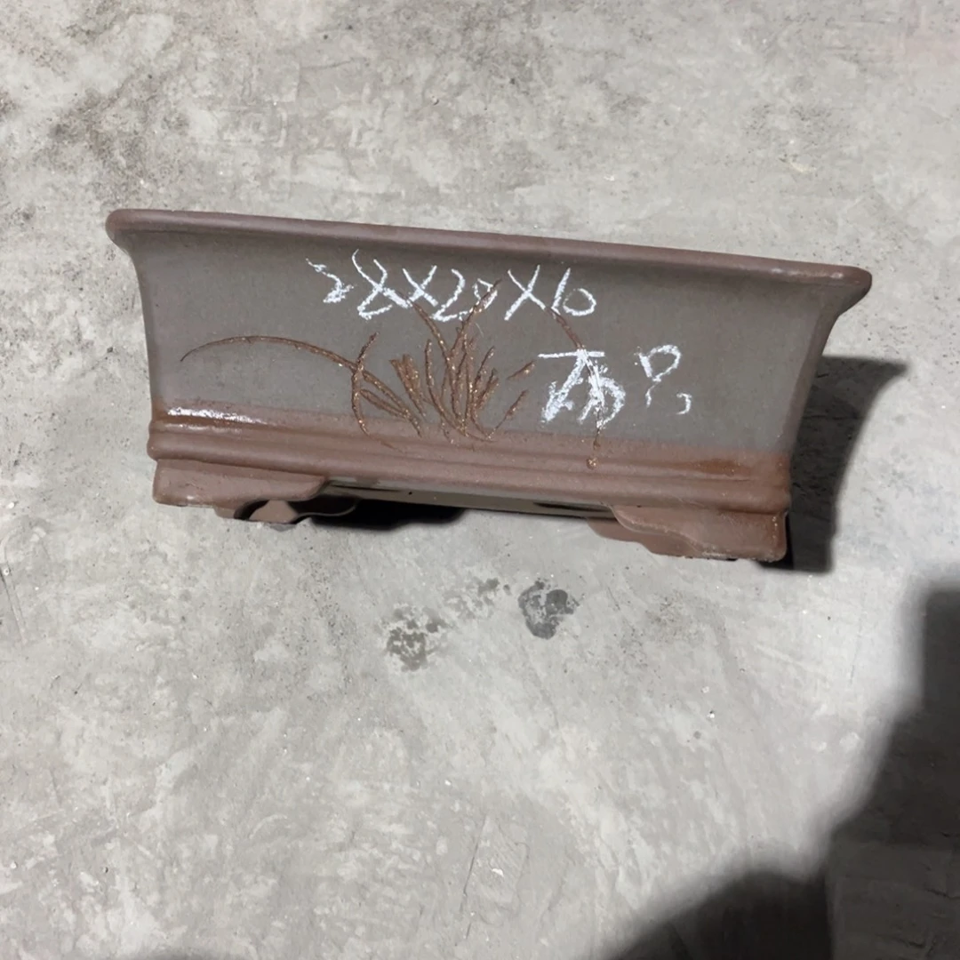 紫砂宜兴紫砂花盆，现货发