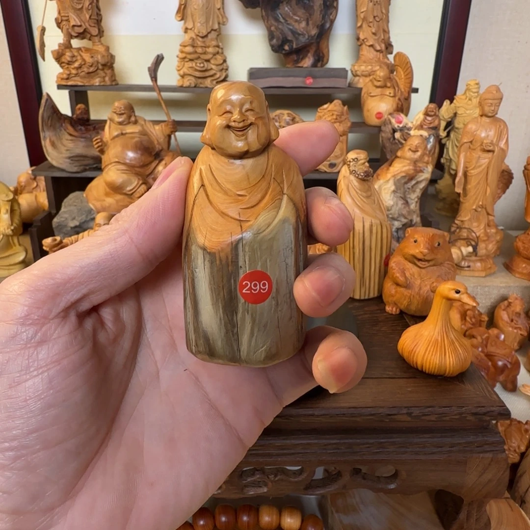 崖柏小木匠艺雕一物一拍