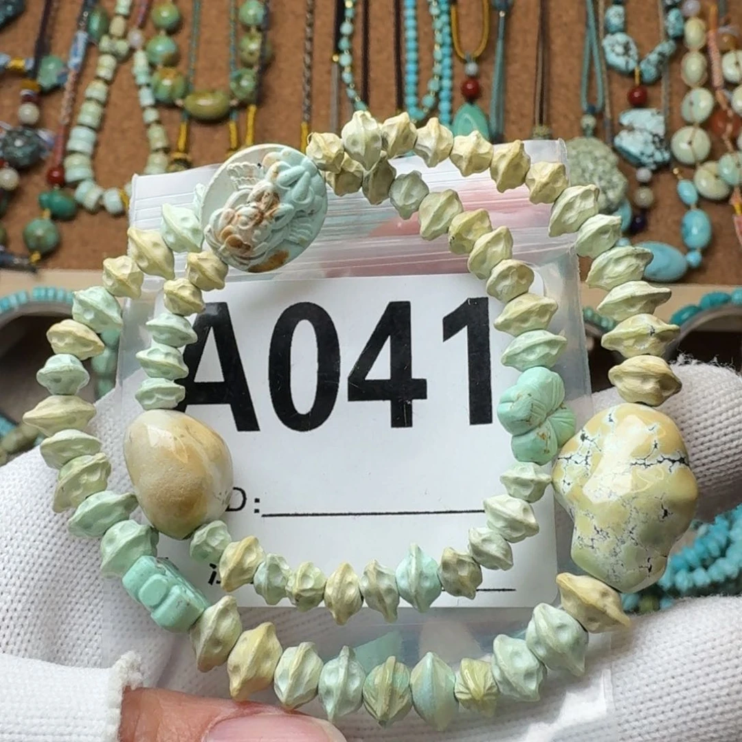 绿松石珠宝奇石未镶嵌23.3g