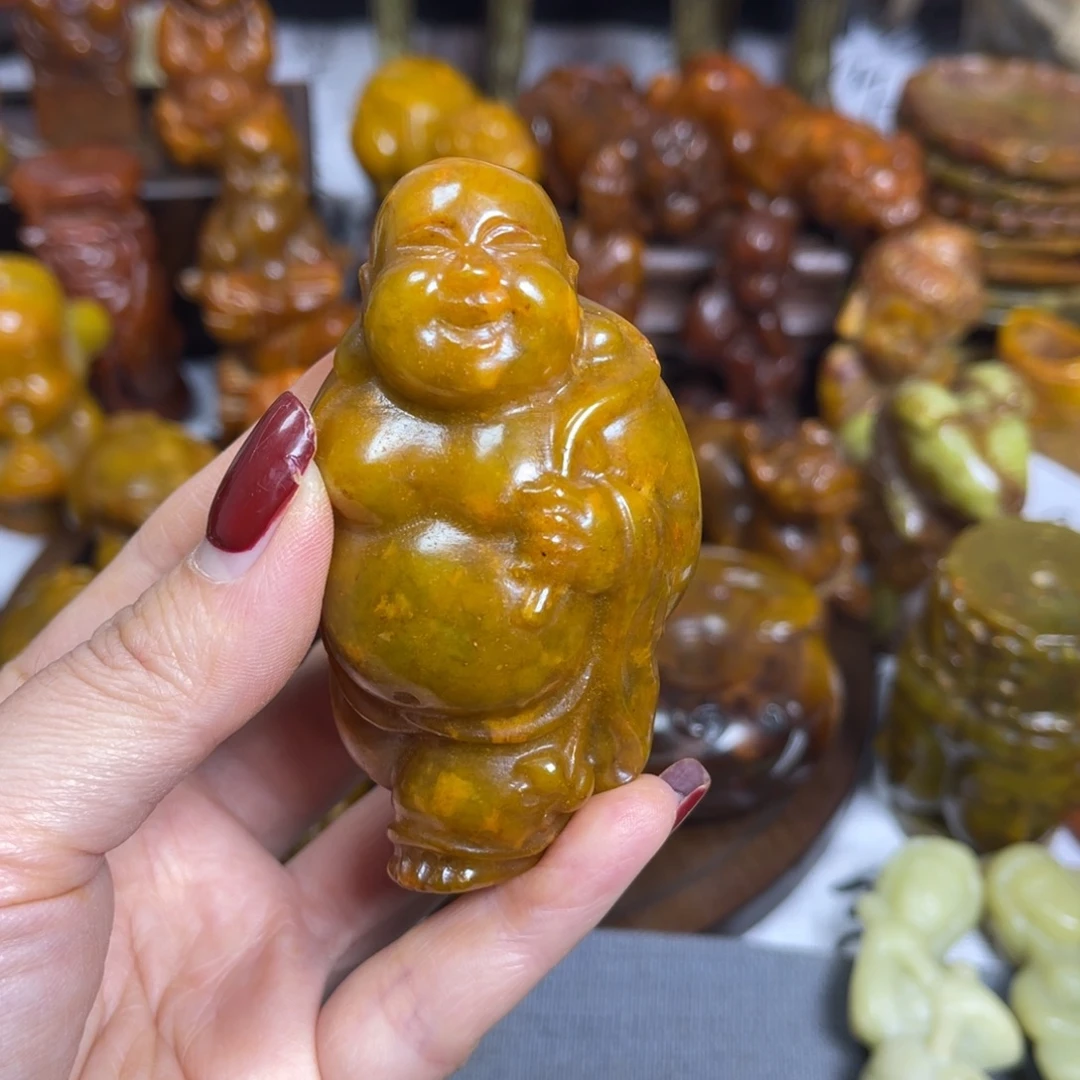 蛇纹石玉合金颈饰