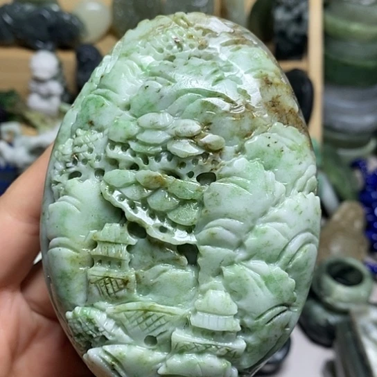 独山玉未镶嵌珠宝半成品