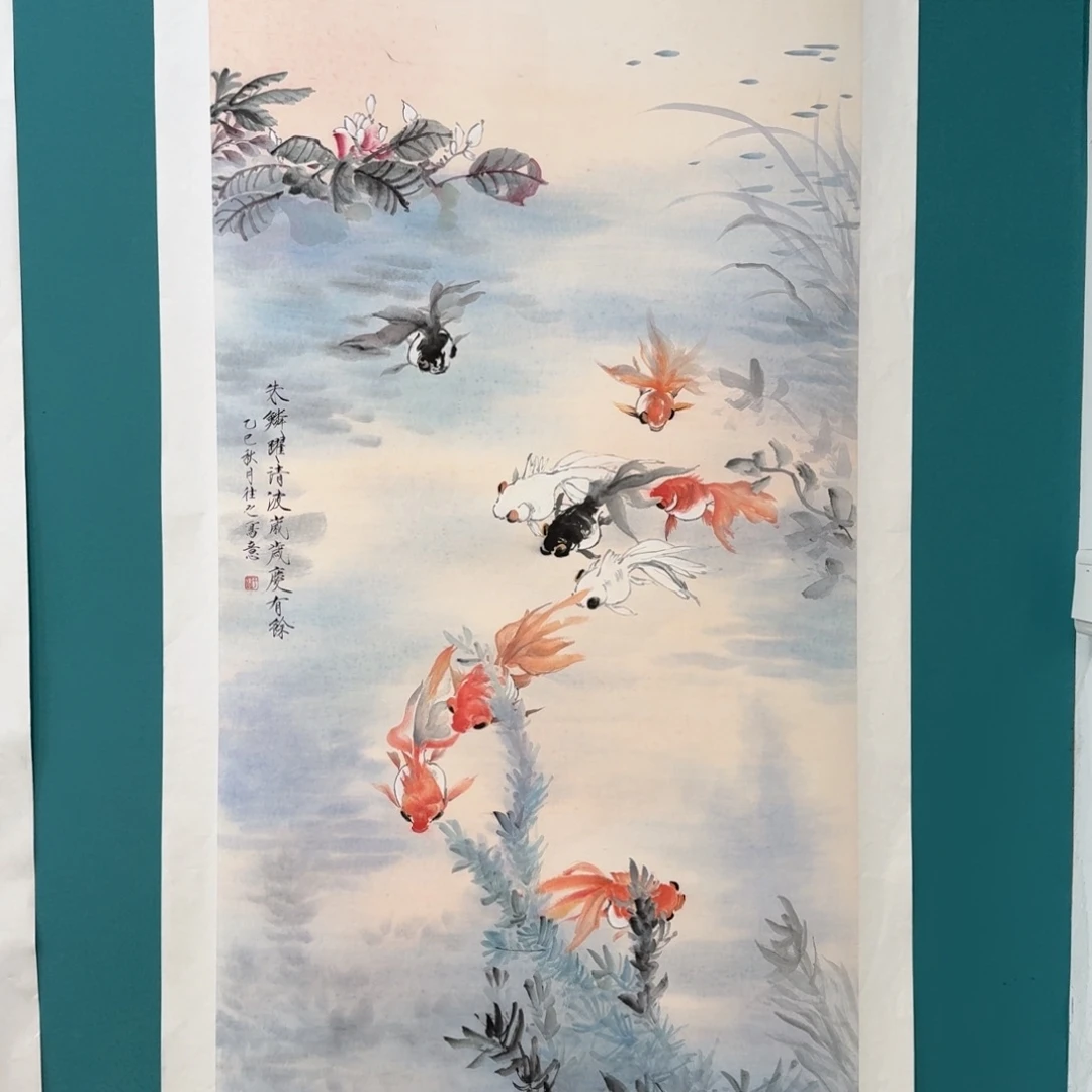 国画国画作品山水花鸟纯手绘