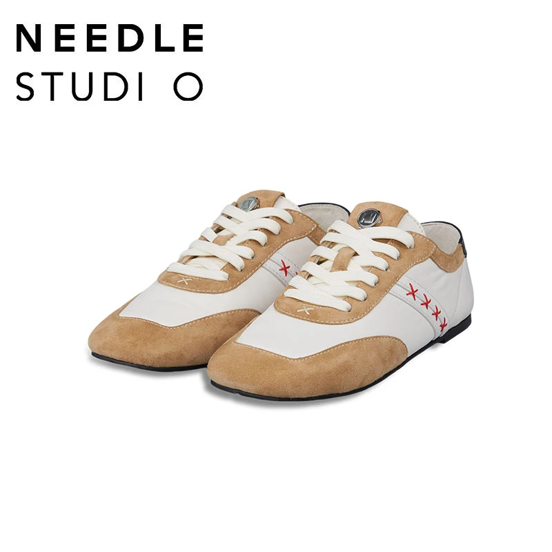 NEEDLE设计师品牌「Sense of relaxation」撞色平底休闲鞋德训鞋